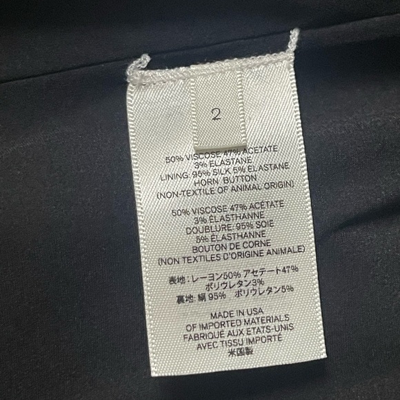 THE ROW Olsen Twins Single-Breasted Two Button Jacket Blazer Longline Sz 2 - Picture 7 of 10